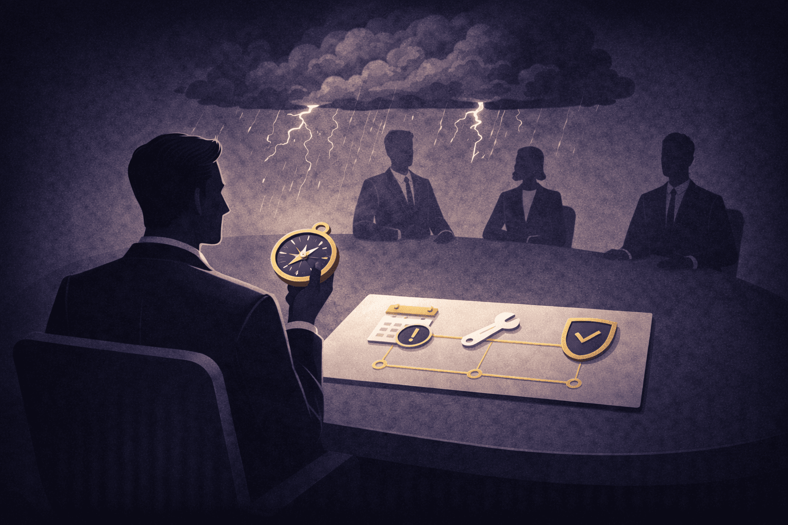 Como manter a calma em reuniões de crise